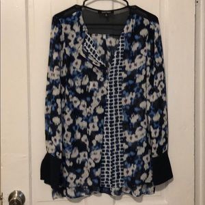 Ellen Tracy - Sheer Blouse - M